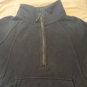 lululemon athletica Black Half-Zip Pullover Hoodie